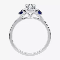 I Said Yes (H-I / I1) Womens 3/4 CT. T.W. Lab Grown White Diamond Sterling Silver Round Bridal Set