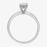 I Said Yes (H-I / I1) Womens 1 CT. T.W. Lab Grown White Diamond Sterling Silver Oval Solitaire Bridal Set