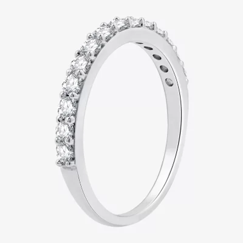 I Said Yes (H-I / I1) Womens 1 CT. T.W. Lab Grown White Diamond Sterling Silver Oval Solitaire Bridal Set