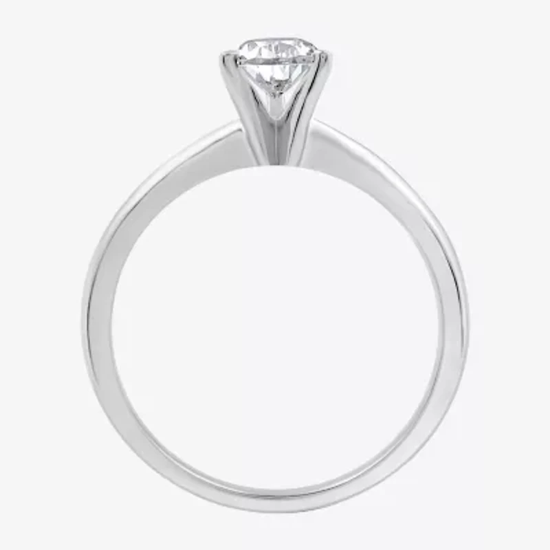I Said Yes (H-I / I1) Womens 1 CT. T.W. Lab Grown White Diamond Sterling Silver Pear Solitaire Bridal Set