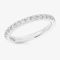 (Si1-Si2/H-I) Womens 2MM 1/2 CT. T.W. Lab Grown White Diamond 14K Gold Wedding Band