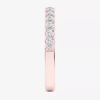 Signature By Modern Bride (Si1-Si2/H-I) Womens 2MM 1/2 CT. T.W. Lab Grown White Diamond 14K Gold Wedding Band