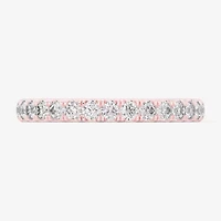 Signature By Modern Bride (Si1-Si2/H-I) Womens 2MM 1/2 CT. T.W. Lab Grown White Diamond 14K Gold Wedding Band