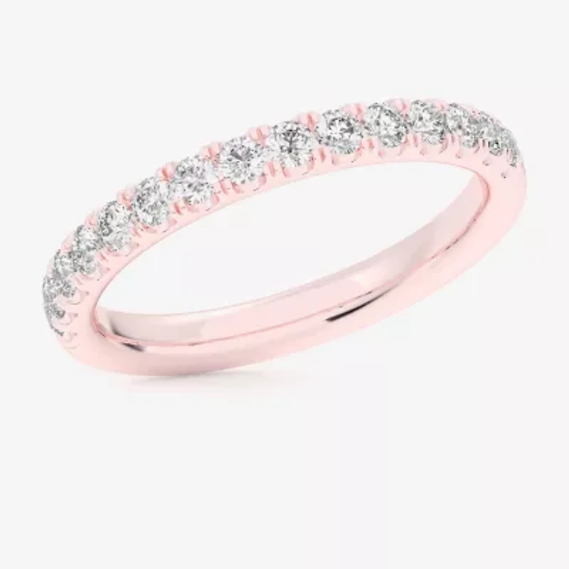 Signature By Modern Bride 2MM  (SI1-SI2 / H-I) 1/2 CT.T.W. Lab-Grown Diamond Wedding Band 10K or 14K Gold