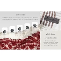 Eddie Bauer Woodland Fair Isle Reversible Lightweight Throw