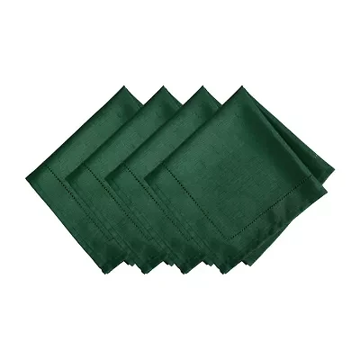Elrene Home Fashions Alison Hemstitch Border 4-pc. Napkins