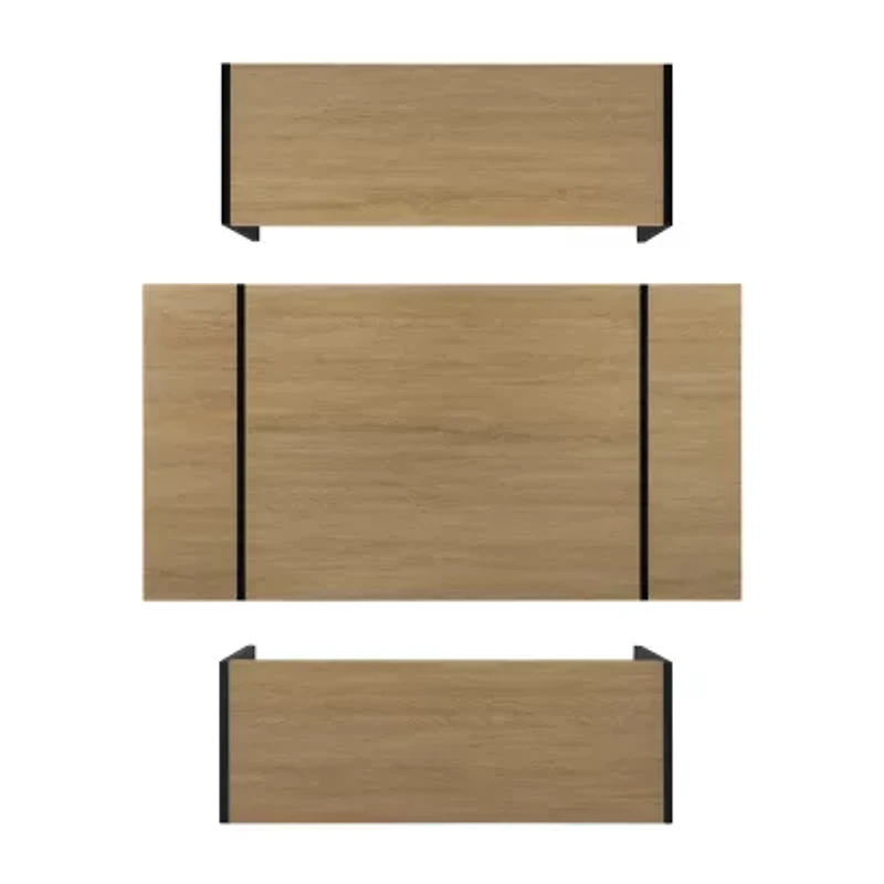 Walker Edison 3-pc. Rectangular Dining Set