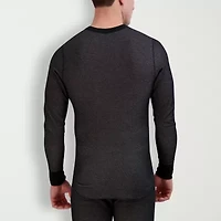 Hanes Raschel Mens Thermal Crew Shirt
