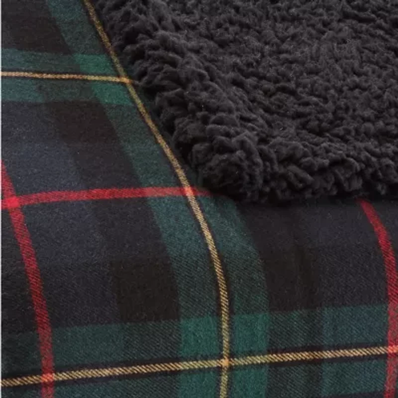 Eddie Bauer Mountain Pine Tartan Washable Lightweight Throw