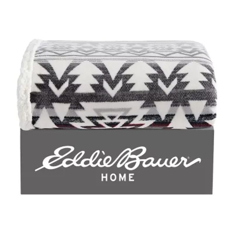 Eddie Bauer Clyde Hill Stripe Washable Lightweight Throw