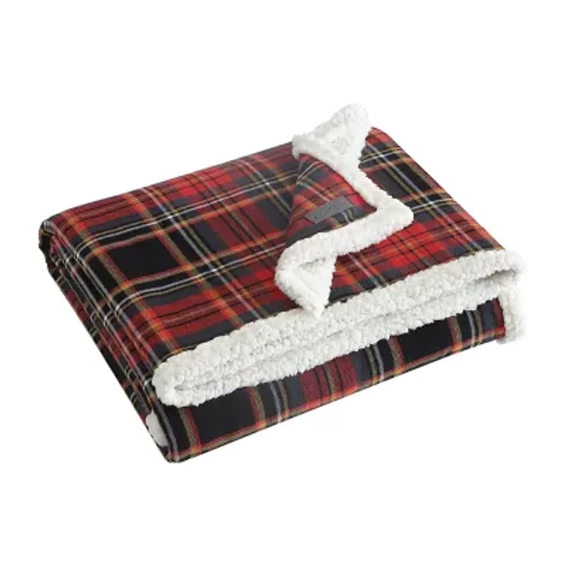 Eddie Bauer Mountain Tartan Washable Lightweight Throw
