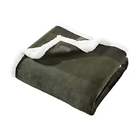 Eddie Bauer Pine Plaid Washable Lightweight Throw