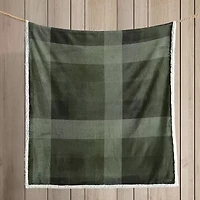 Eddie Bauer Pine Plaid Washable Lightweight Throw