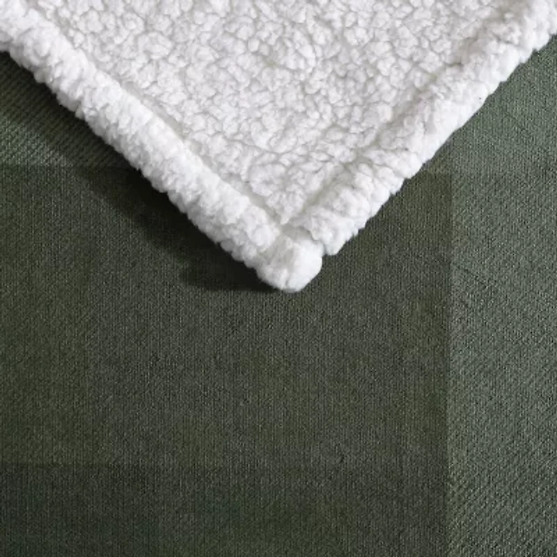Eddie Bauer Pine Plaid Washable Lightweight Throw