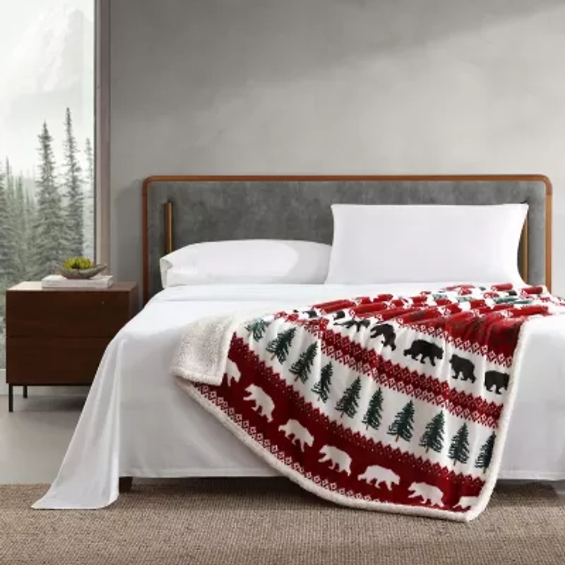 Eddie Bauer Grizzly Peak Washable Lightweight Throw