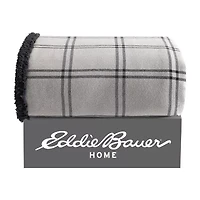 Eddie Bauer Kettle Falls Plaid Washable Lightweight Throw