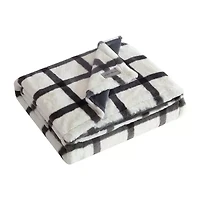 Eddie Bauer Bunkhouse Fur Like Washable Lightweight Throw