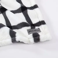 Eddie Bauer Bunkhouse Fur Like Washable Lightweight Throw