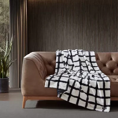 Eddie Bauer Bunkhouse Fur Like Washable Lightweight Throw