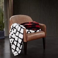 Eddie Bauer Bunkhouse Fur Like Washable Lightweight Throw