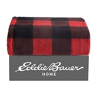 Eddie Bauer Cabin Fur Like Washable Lightweight Throw