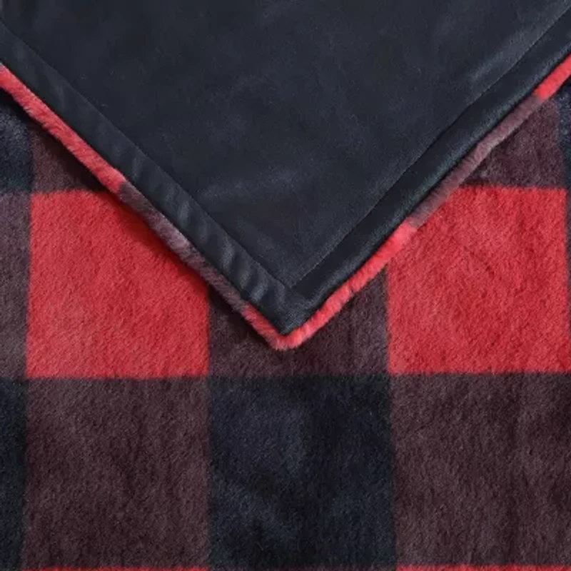 Eddie Bauer Cabin Fur Like Washable Lightweight Throw