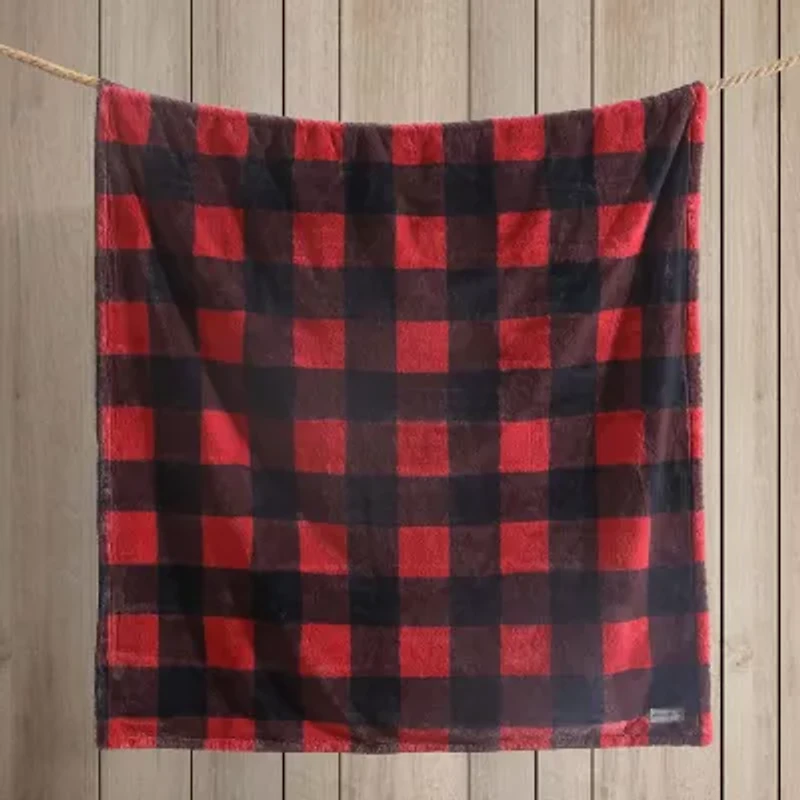 Eddie Bauer Cabin Fur Like Washable Lightweight Throw