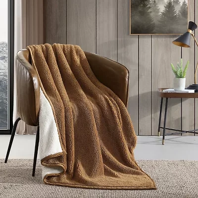 Eddie Bauer Bi Colored Washable Lightweight Throw