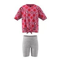 adidas x Disney Toddler & Little Girls 2-pc. Minnie Mouse Short Set