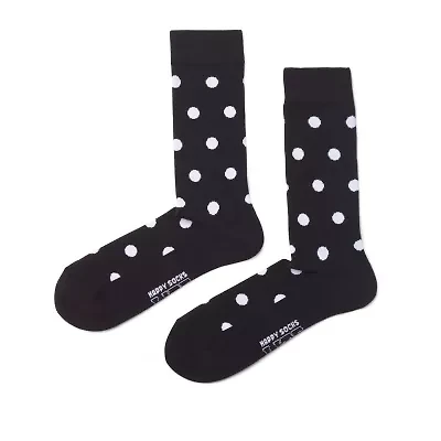 Happy Socks LITE Dot Mens 1 Pair Crew Socks