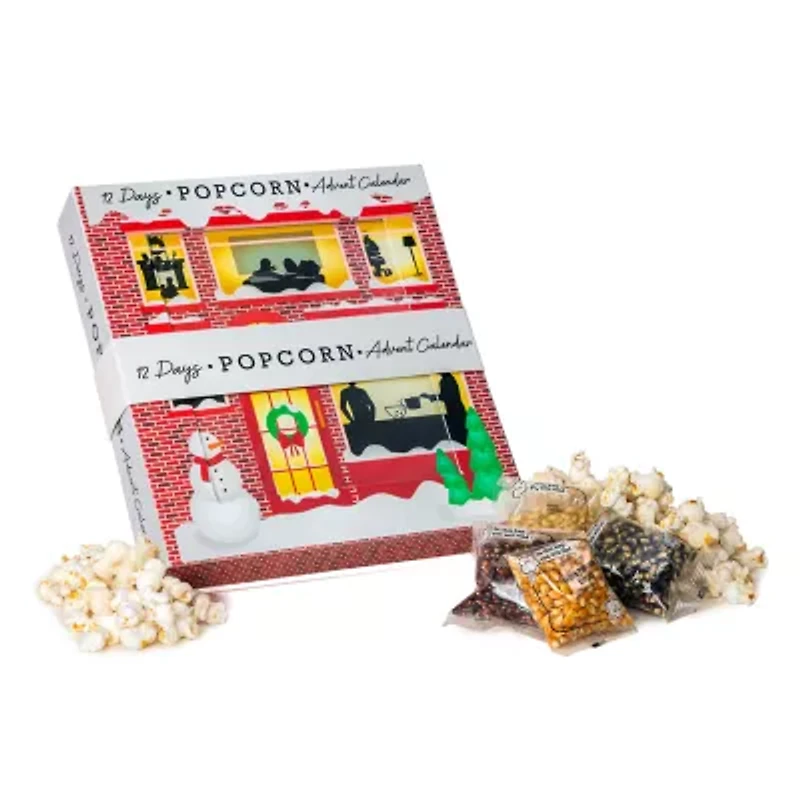 Wabash Valley Farms 12 Days Of Popcorn Advent Calendar Book Food Set