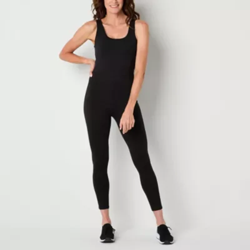 Xersion Womens Scoop Neck Sleeveless Active Bodysuit