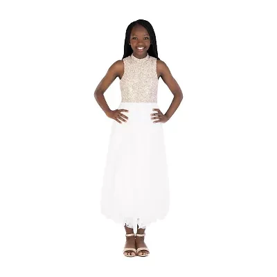 Speechless Big Kid Girls Sleeveless Maxi Dress