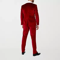 OppoSuits Mens Christmas Velvet Vibes 3-pc Tuxedo