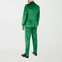 OppoSuits Mens Velvet Verdant 3-pc Tuxedo