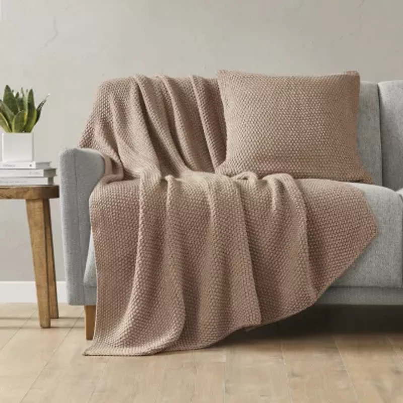 INK+IVY Bree Knit Washable Midweight Throw