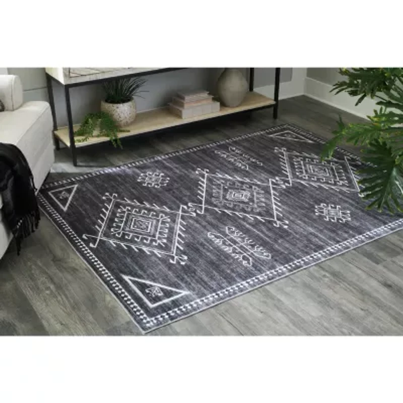 Signature Design by Ashley® Arloman Washable Indoor Rectangular Area Rug