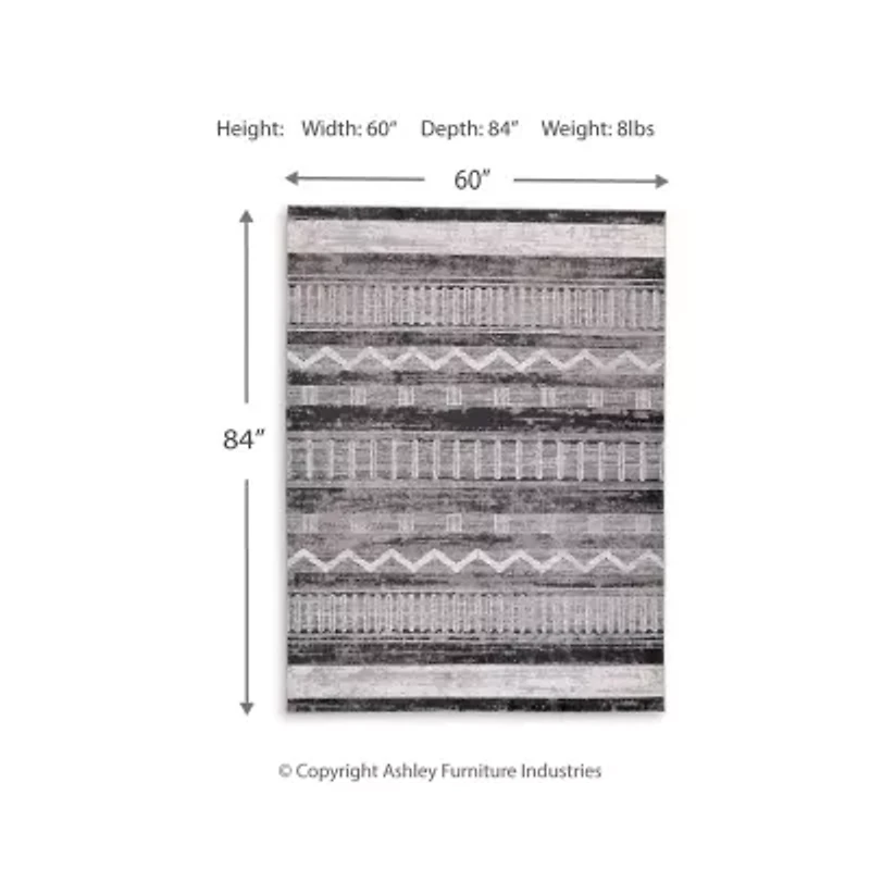 Signature Design by Ashley® Henchester Washable Indoor Rectangular Area Rug