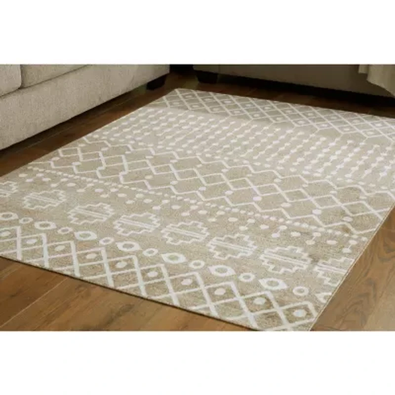 Signature Design by Ashley® Bunchly Washable Indoor Rectangular Area Rug