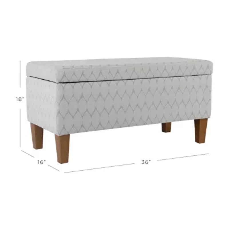 Homepop Storage Bench