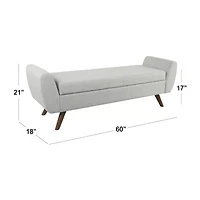 Homepop Storage Bench