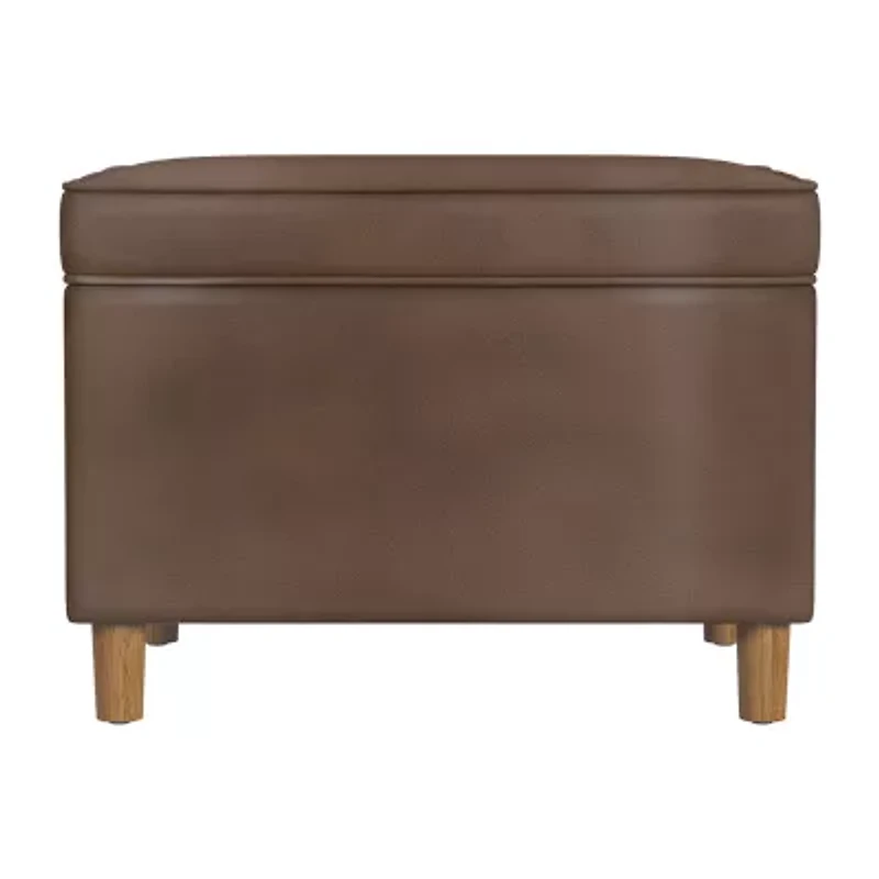 Homepop Dinah Storage Lift-Top Upholstered Ottoman