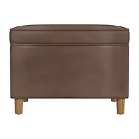 Homepop Dinah Storage Lift-Top Upholstered Ottoman