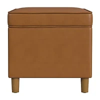 Homepop Dinah Storage Lift-Top Upholstered Ottoman