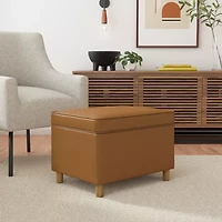 Homepop Dinah Storage Lift-Top Upholstered Ottoman