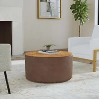 Homepop Storage Lift-Top Upholstered Ottoman