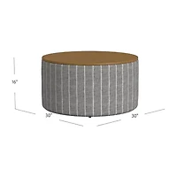 HOMEPOP Homepop Storage Lift-Top Upholstered Ottoman