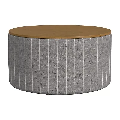 HOMEPOP Homepop Storage Lift-Top Upholstered Ottoman