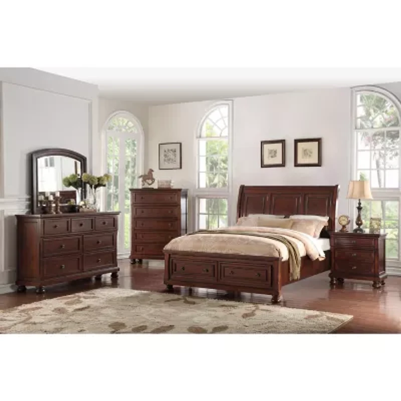 Hudson 3-Drawer Nightstand