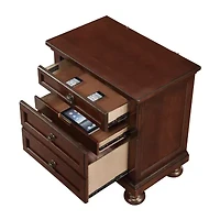 Hudson 3-Drawer Nightstand